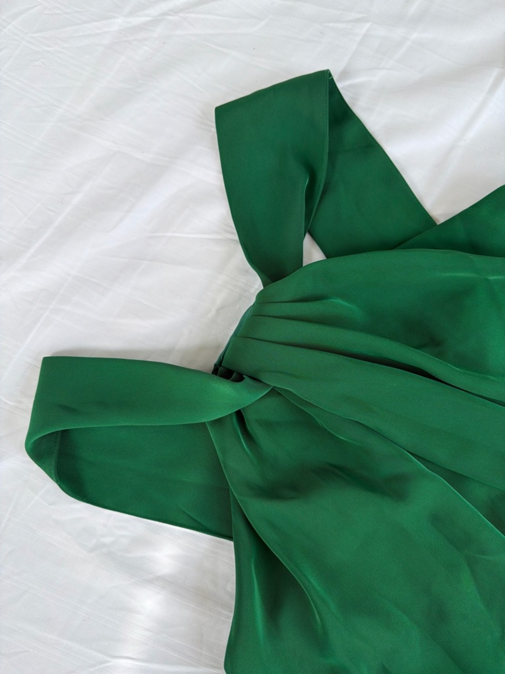 Banana Republic satin twist neck maxi dress - Picture 3 of 7